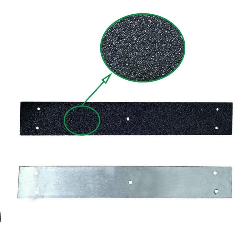 zosenda Non Slip Decking Strip, zosenda 5 Pcs 50mm x 400mm Anti-Slip Floor Decking Grip, Timber Wooden Stop Slipping Tape Black Safety Treads (Black) - Image 3
